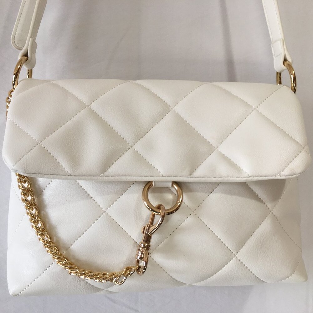 Quilted Loop Crossbody Bag